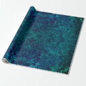 Elegant Blauwgroen Turquoise Gemstone Cadeaupapier (Uitgerold)