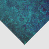 Elegant Blauwgroen Turquoise Gemstone Tissuepapier (Detail)