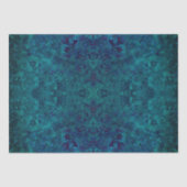 Elegant Blauwgroen Turquoise Gemstone Tissuepapier (Voorkant)