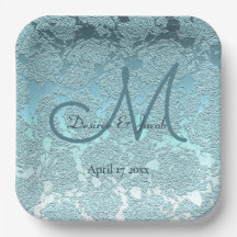 Elegant Blauwgroen Turquoise Wedding Reception Mon