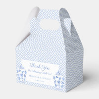 Elegant Bleek blauw en wit Grieks huwelijk