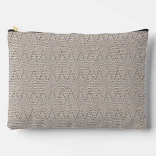 Elegant Bleek Crème Nep Diamant Brei Patroon Etui