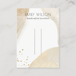 Elegant Bleek Gold Abstract Shape Hairpin-beeldsch Visitekaartje