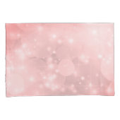 Elegant Bleek Roze Sparkly-ontwerp Kussensloop (Voorkant-Rechts)