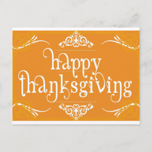 elegant blij thanksgiving feestdagenkaart