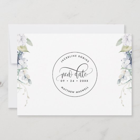 Elegant Bliss Laten we eens proberen dat liefde pa Save The Date (Achterkant)