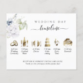 Elegant Bliss Wedding Chronologie en Programma (Voorkant)