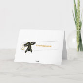 Elegant bloei met de Kaart van de Afstuderen van (Achterkant)