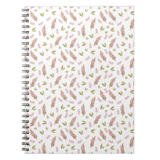 Elegant bloem notebook en journaal notitieboek