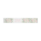 Elegant Bloem Roze Waterverf Script Omslag (Individueel)
