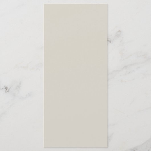 Elegant Bloem Wit Goud Trouwzand Menu (Achterkant)