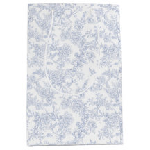 Elegant Bloemblauw Frans Toile