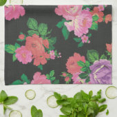 elegant bloembloemflorpatroon Kitchen Towel Theedoek (Gevouwen)