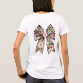 Elegant bloemboog ontwerp - Romantische Natuur-Ins T-shirt (Achterkant)