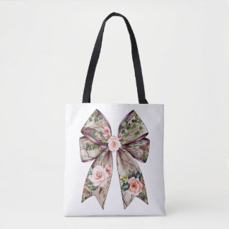 Elegant bloemboog ontwerp - Romantische Natuur-Ins Tote Bag