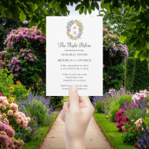 Elegant Bloemen Bloemstuk Initiaal Wapen Huwelijk