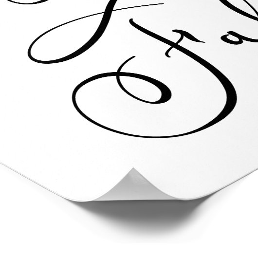 Elegant Bloemen Bourgogne Roze 90ste Verjaardagsfe Poster (Hoek)