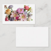 Elegant Bloemen Boutique Logo Design Vrouwelijk Me Visitekaartje (Voorkant / Achterkant)