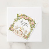 Elegant Bloemen Bruids Thee Feest Cadeau Bedankjes Labels (In situ)