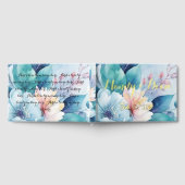 Elegant bloemen gastenboek (Volledig)