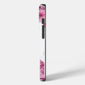 Elegant Bloemen Gem Vlinder iPhone 14 Pro Hoesje (Achterkant / Links)