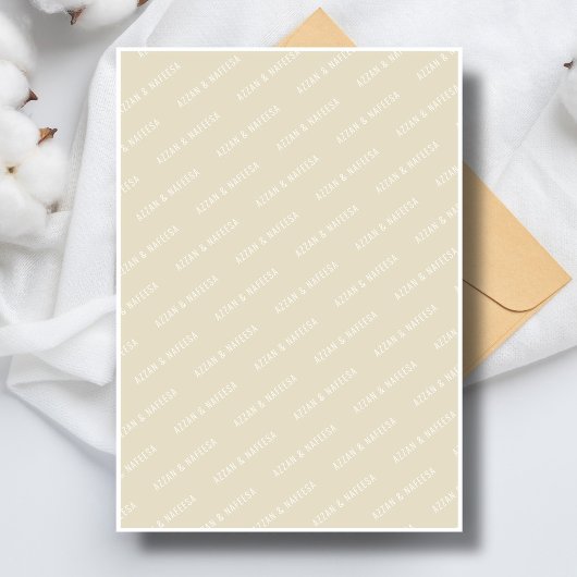 Elegant & Bloemen Geometrisch Patroon Islamitische Kaart