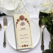 Elegant & Bloemen Geometrisch Patroon Islamitische Menu