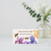 Elegant bloemen Honing product Visitekaartje (Staand voorkant)