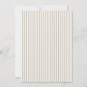 Elegant  Bloemen Initialen Tuin Bruiloft Kaart (Achterkant)