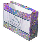 Elegant Bloemen Lijst: voor elke gelegenheid Groot Cadeauzakje (Voorkant Gekanteld)