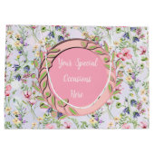 Elegant Bloemen Lijst: voor elke gelegenheid Groot Cadeauzakje (Achterkant)