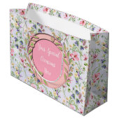 Elegant Bloemen Lijst: voor elke gelegenheid Groot Cadeauzakje (Achterkant Gekanteld)