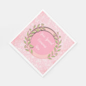 Elegant Bloemen Lijst: voor elke gelegenheid Servet (Hoek)