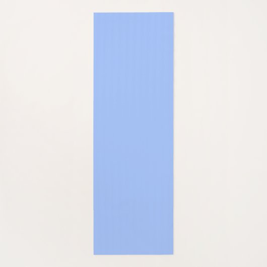 Elegant Bloemen Mandala Wit en Blauw Yogamat (Achterkant)