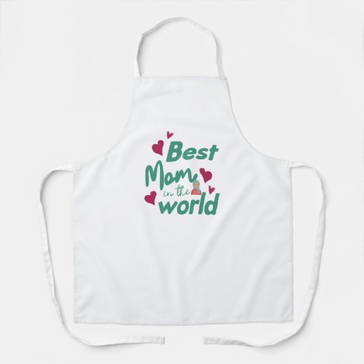 Elegant Bloemen Moederdag cadeau Schort (Voorkant)