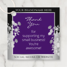 Elegant Bloemen Paarse en Zilveren Effect Product