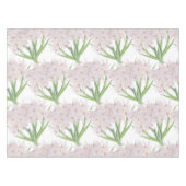 Elegant Bloemen Pastel Roze Lelies Tafelkleed (Voorkant (Horizontaal))