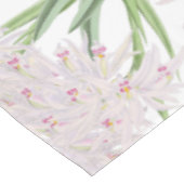 Elegant Bloemen Pastel Roze Lelies Tafelkleed (Gekanteld)