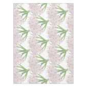 Elegant Bloemen Pastel Roze Lelies Tafelkleed (Voorkant)