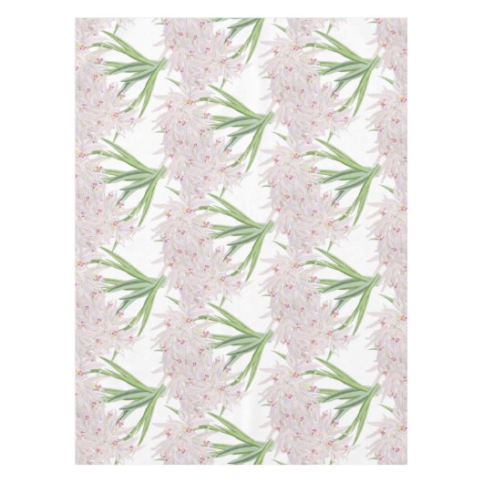 Elegant Bloemen Pastel Roze Lelies Tafelkleed (Voorkant)
