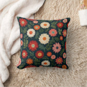 Elegant bloemen patroon kussen (Deken)