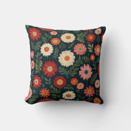 Elegant bloemen patroon kussen