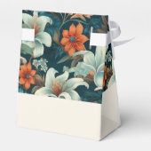 Elegant Bloemen Patroon Verjaardag Bedankdoosjes (Achterkant)