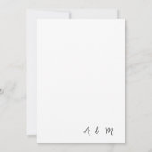 Elegant Bloemen Rustiek Ik Doe BBQ Verlovingsfeest Kaart (Achterkant)