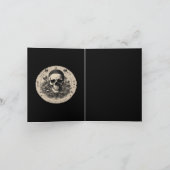 Elegant Bloemen Schedel Volwassen Halloween Party  (Binnen)