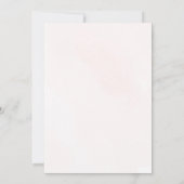 Elegant Bloemen Spaans Baby shower Meisje Kaart (Achterkant)