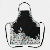 Elegant Bloemen & Vlinder Schort (Voorkant)