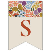 Elegant Bloemen Vrijgezellenfeest Vlag Banner (Tweede vlag)