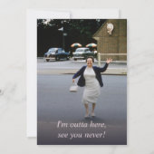  Elegant Bloemen Waterverf Pensioen Partij Kaart (Achterkant)