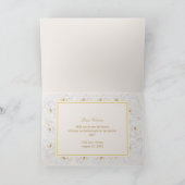 Elegant Bloemen, word je bruidsmeisje? Bedankkaart (Binnen)